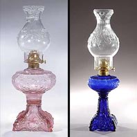 Oil or Kerosene Table Lamps
